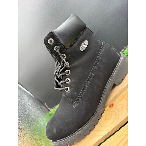 Lugz Boots- Black- Size 6.5M - Picture 4 of 11